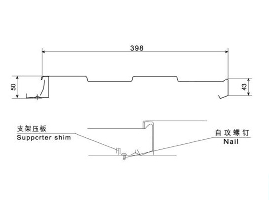 惠州墻面系統——華強HV398型
